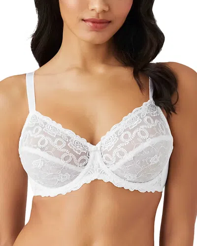 Wacoal Renaissance Rose Underwire Bra In White
