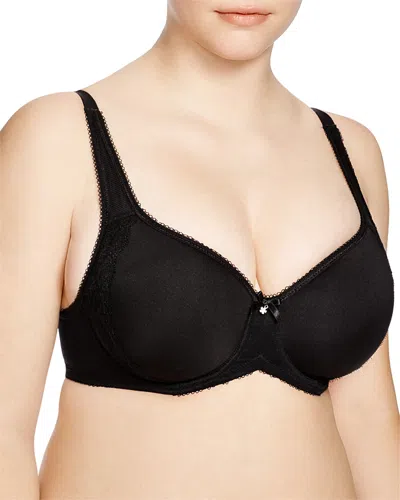 Wacoal Retro Chic Full Figure Contour Bra In Black