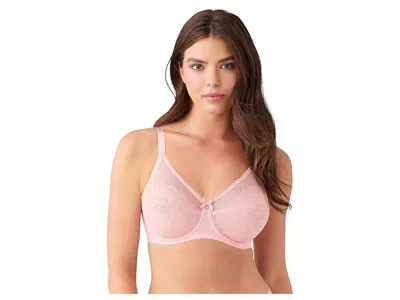 Wacoal Retro Chic Full-busted Underwire Bra 855186 In Pink