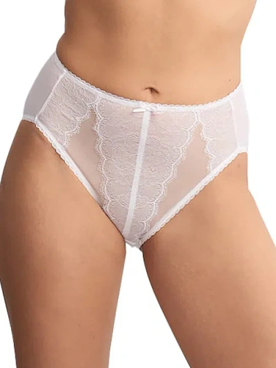 Wacoal Retro Chic Hi-cut Brief In White