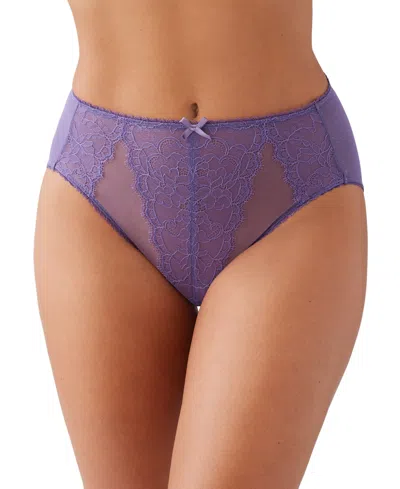 Wacoal Retro Chic High-cut Brief 841186 In Purple