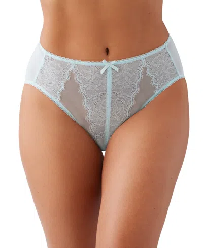 Wacoal Retro Chic High-cut Brief 841186 In Pastel Blue