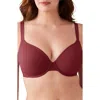Wacoal Shape Revelation Shallow Top Contour Underwire Bra In Cordovan