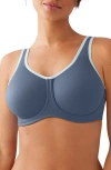 Wacoal Simone Seamless Underwire Sports Bra In Blue