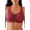 Wacoal Simone Seamless Underwire Sports Bra In Cordovan