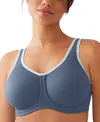 Wacoal Simone Seamless Underwire Sports Bra In Flint Ston