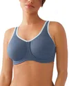 Wacoal Simone Seamless Underwire Sports Bra In Flint Stone