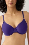 Wacoal Simply Done Underwire Convertible T-shirt Bra In Purple