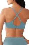 Wacoal Simply Done Underwire Convertible T-shirt Bra In Stone Blue