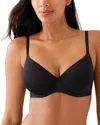 Wacoal Sleek Standard Seamless Underwire Bra In Black