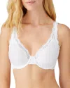 Wacoal Softy Styled Underwire Full Coverage Bra In White