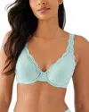 Wacoal Softy Styled Underwire Full Coverage Bra In Eggshell Blue