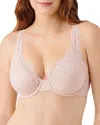 Wacoal Softy Styled Underwire Full Coverage Bra In Rose Dust
