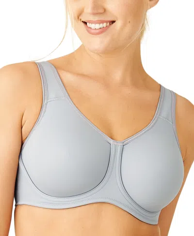 Wacoal Sport High-impact Underwire Bra 855170, Up To I Cup In Lilac Gray W,zephyr