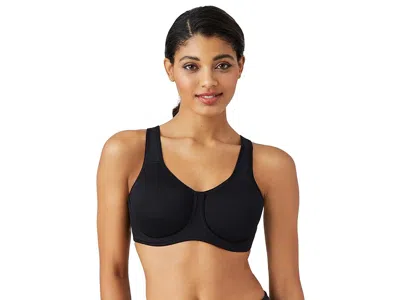 Wacoal Simone Seamless Underwire Sports Bra In Black