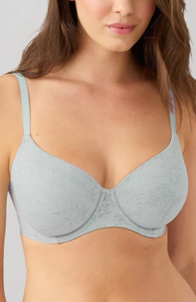 Wacoal Taking Sides Underwire Contour Bra In Green