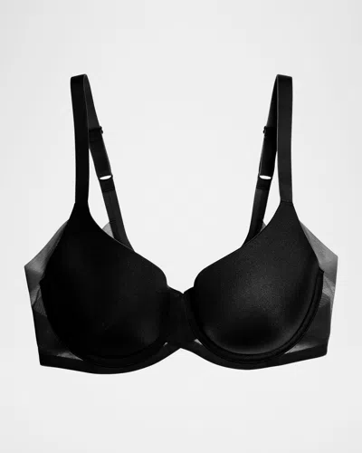 Wacoal Ultra Side Smoother Contour Underwire Bra In Black