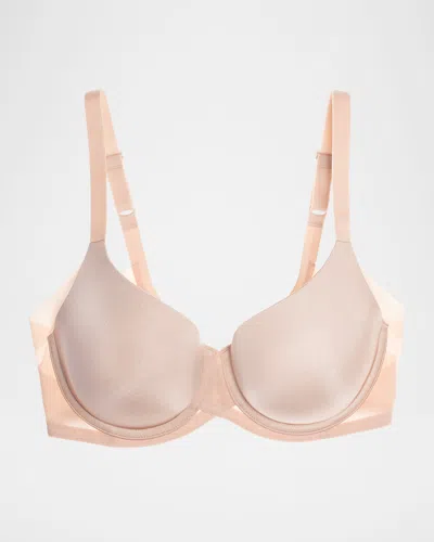 Wacoal Ultra Side Smoother Contour Underwire Bra In Pink