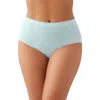 Wacoal Understated Cotton Blend Briefs In Pastel Blue