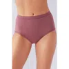 Wacoal Understated Cotton Blend Briefs In Pink