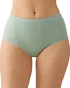 Wacoal Understated Cotton Briefs In Green