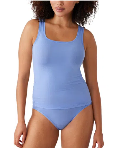 Wacoal Understated Cotton Tank In Blue