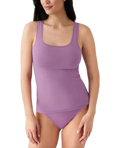 Wacoal Understated Cotton Tank In Purple