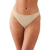 Wacoal Understated Stretch Cotton Thong In Neutral
