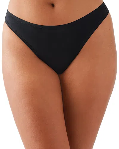 Wacoal Understated Cotton Hi-cut Brief In Black