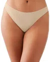 Wacoal Understated Stretch Cotton Thong In Sand