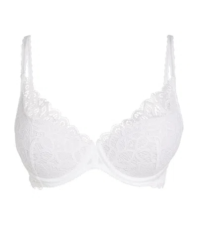 Wacoal Underwired Plunge Push-up Bra In White
