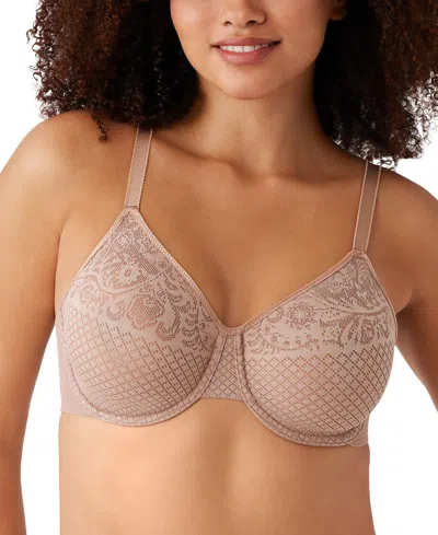 WACOAL VISUAL EFFECTS MINIMIZER BRA 857210, UP TO I CUP