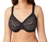 Wacoal Visual Effects Minimizer Bra In Black In Black