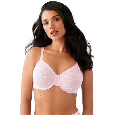Wacoal Visual Effects Minimizer Bra Women's Ballet Slipper Seamless Gbo1494 In Pink