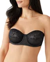 Wacoal Visual Effects Strapless Minimizer Bra Womens Black Underwire Gbo561 In Black