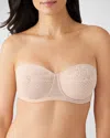 Wacoal Visual Effects Minimizer Bra Womens Sand Strapless Underwire Gbo527 In Sand