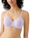 Wacoal Visual Effects Unlined Underwire Minimizer Bra In Purple