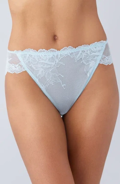Wacoal Vivid Attraction High Cut Underwear In Blue