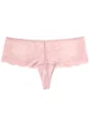 Wacoal Vivid Attraction Lace Thong In Pink