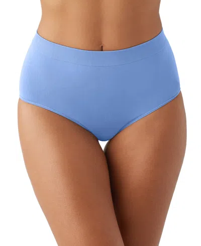 Wacoal Women's B-smooth Brief Seamless Underwear 838175 In Blue Hydra