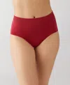Wacoal B. Smooth Seamless Briefs In Burgundy