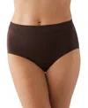 Wacoal B. Smooth Seamless High-cut Briefs In Brown