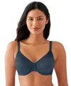 Wacoal Back Appeal Smoothing Underwire Bra In Blue