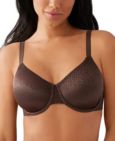 Wacoal Women's Back Appeal Underwire Bra 855303 In Brown