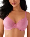 Wacoal Inside Job Underwire Bra In Chateau Rose