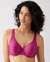 Wacoal Women's Basic Beauty Full-figure Underwire Bra 855192, Up To H Cup In Pink