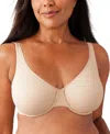 Wacoal Comfortable Cool Seamless Underwire Bra In Sand