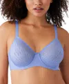 Wacoal Elevated Allure Full Coverage Underwire Bra In Blue Hydra