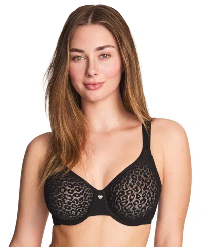 Wacoal High Bar Underwire Bra In Black