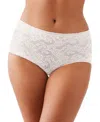 Wacoal High Cut Brief In White